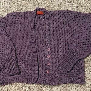 Purple Knit Women's Sweater